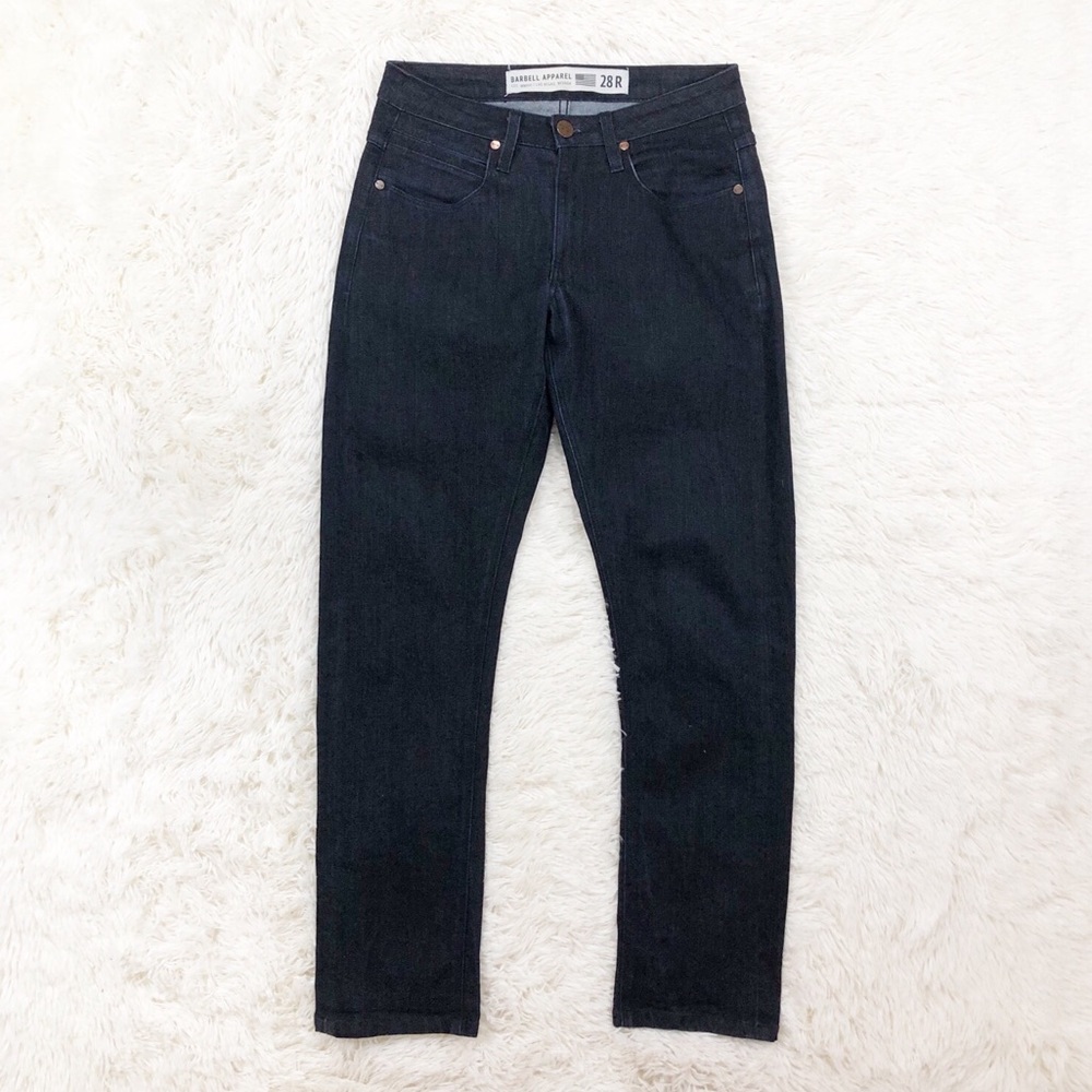 Barbell Apparel dark wash skinny jeans size 28